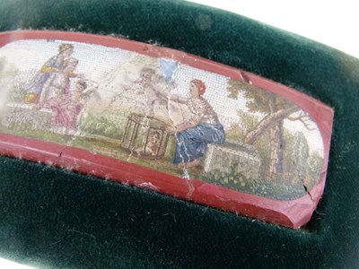 Lot 42 - 19th Century Italian 'Grand Tour' souvenir micromosaic panel