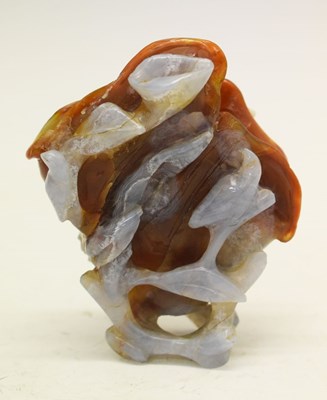 Lot 410 - Chinese agate carving