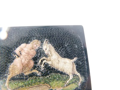 Lot 44 - 19th Century Italian 'Grand Tour' souvenir micromosaic panel