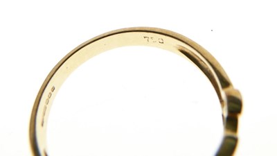 Lot 10 - Diamond set 18ct gold dress ring