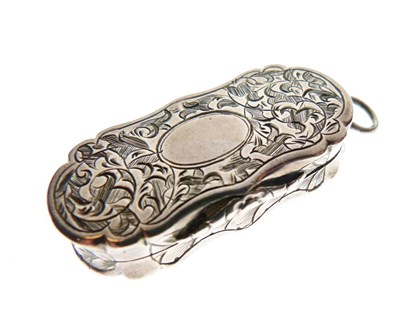 Lot 153 - Victorian silver vinaigrette