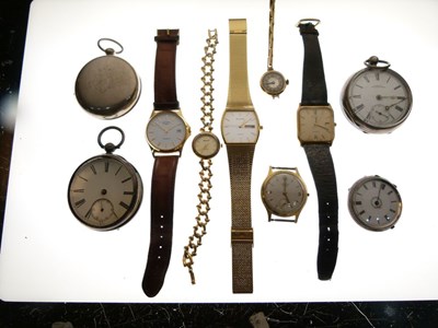 Lot 146 - Assorted pocket and wristwatches