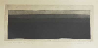 Lot 346 - Norman Ackroyd CBE, RA (b.1938) - Etching - A Classical Landscape (Evening)