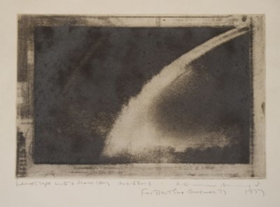 Lot 343 - Norman Ackroyd CBE, RA (b.1938) - Etching - Landscape with a Black Sky