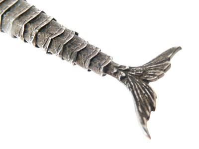 Lot 96 - Early 20th Century Spanish silver articulated fish