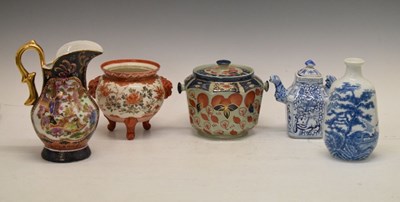 Lot 406 - Small group of mainly Japanese ceramics