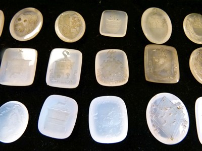 Lot 51 - Collection of sixty-six assorted chalcedony seals