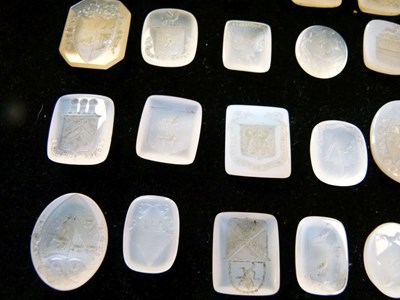 Lot 51 - Collection of sixty-six assorted chalcedony seals