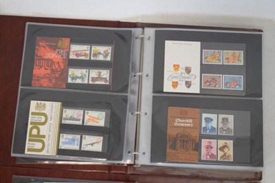 Lot 222 - Five albums of Royal Mail GB presentation packs