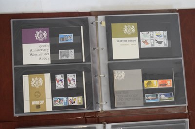 Lot 222 - Five albums of Royal Mail GB presentation packs