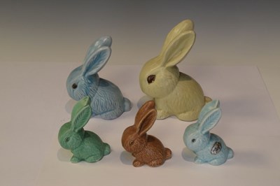 Lot 374 - Sylvac rabbits: 