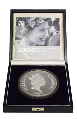 Lot 108 - Royal Mint - Her Majesty Queen Elizabeth II Eightieth Birthday Silver Kilo Coin