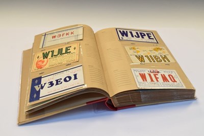 Lot 237 - Album of world/ USA QSL Amateur radio cards