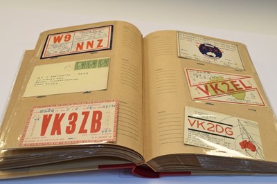 Lot 237 - Album of world/ USA QSL Amateur radio cards
