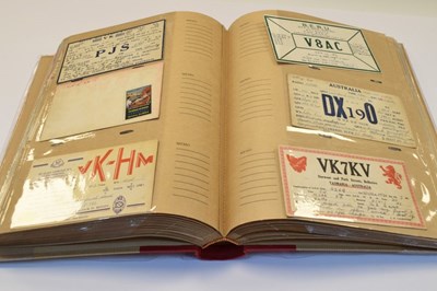 Lot 237 - Album of world/ USA QSL Amateur radio cards
