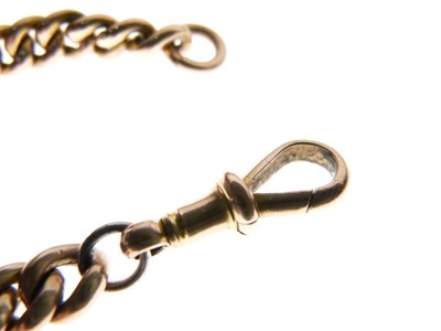 Lot 97 - 9ct gold curb-link bracelet