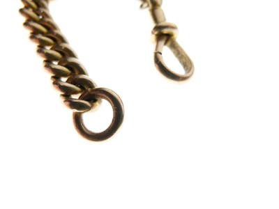 Lot 97 - 9ct gold curb-link bracelet