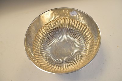 Lot 204 - Late Victorian silver pedestal bowl, Sheffield 1899
