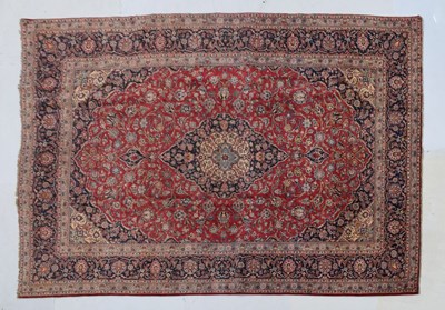 Lot 435 - Central Persian Kashan carpet