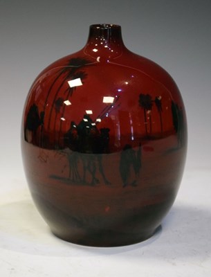 Lot 437 - Royal Doulton flambe vase