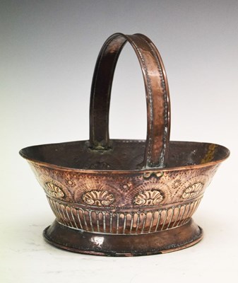 Lot 136 - 18th Century Dutch copper basket