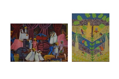 Lot 711 - Five Haitian School paintings