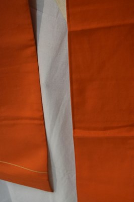 Lot 210 - Japanese obi sash, decorated with geometric panels