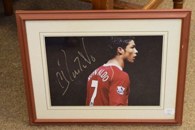 Lot 248 - Autographs/ Football Interest - Signed photograph of Cristiano Ronaldo