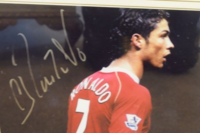 Lot 248 - Autographs/ Football Interest - Signed photograph of Cristiano Ronaldo