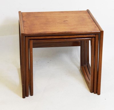 Lot 719 - G-Plan teak nest of tables