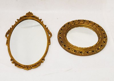 Lot 740 - Two gilt framed mirrors