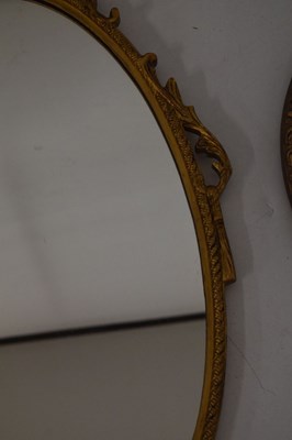 Lot 740 - Two gilt framed mirrors