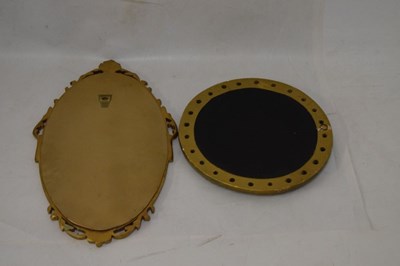 Lot 740 - Two gilt framed mirrors