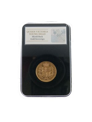 Lot 145 - Queen Victoria gold sovereign, 1862