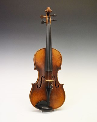 Lot 234 - Local interest - Victorian violin, Ex J. W. Soane, Bath