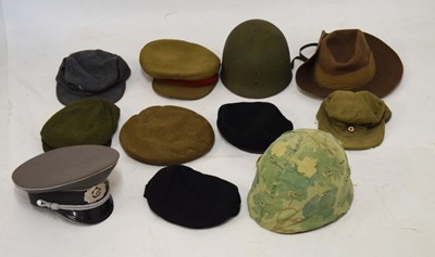 Lot 432 - Quantity of re-enactment/ period military hats