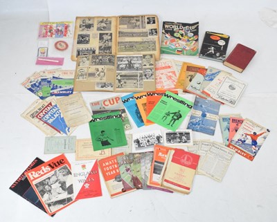 Lot 246 - Quantity of vintage football programmes, etc