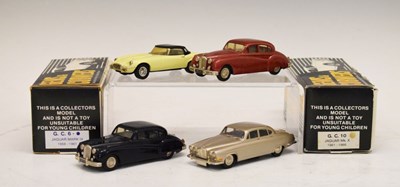 Lot 489 - Gems & Cobwebs (Cornwall) - Four precision hand built 1/43 scale model vehicles