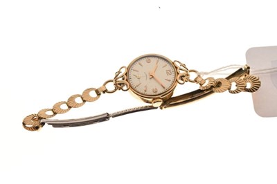 Lot 133 - Lady's 9ct gold dress watch