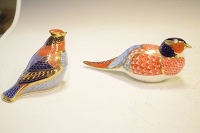 Lot 352 - Two Royal Crown Derby paperweights