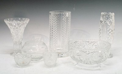 Lot 323 - Waterford 333 pattern cut glass vase