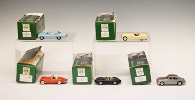 Lot 495 - Jaguar Diamond Jubilee Series - Five boxed 1/43 scale precision model vehicles