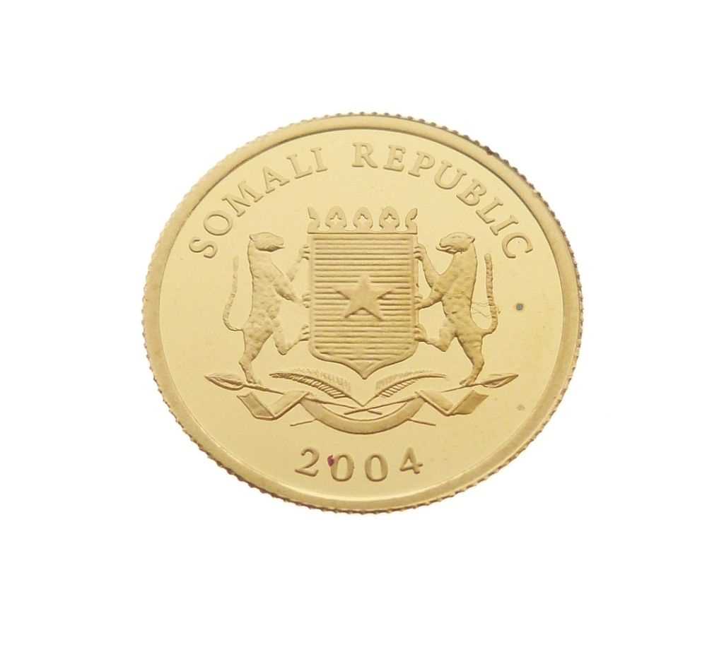 Lot 206 - Somali Republic 50 Shillings gold coin