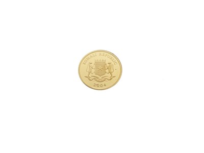 Lot 206 - Somali Republic 50 Shillings gold coin