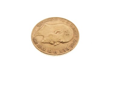 Lot 187 - Edward VII gold half sovereign, 1909