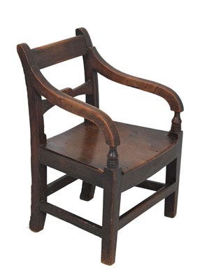 Lot 580 - Early to mid 19th Century child's chair