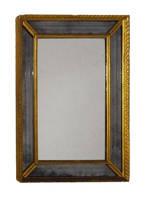 Lot 667 - Gilt framed wall mirror