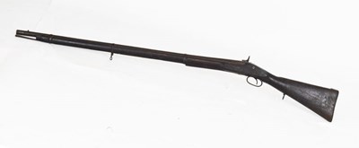 Lot 437 - Single barrel percussion musket