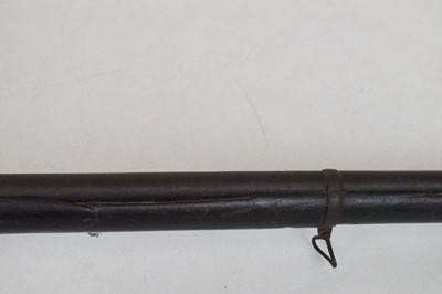 Lot 437 - Single barrel percussion musket