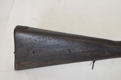 Lot 437 - Single barrel percussion musket